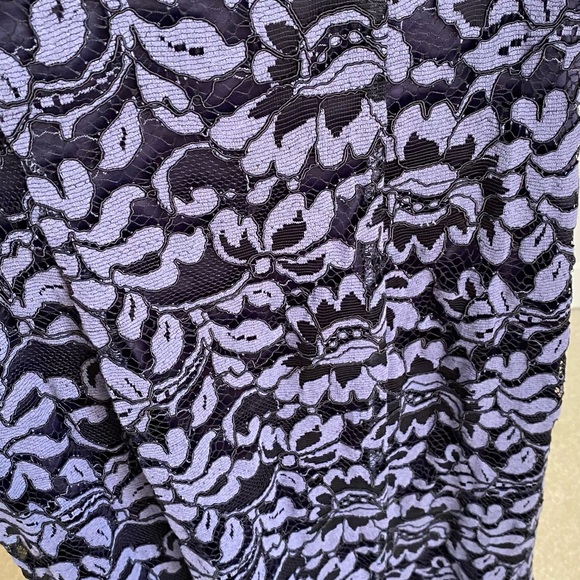 Bloomingdale’s Navy Designer Gown Size 4 - Picture 4 of 6